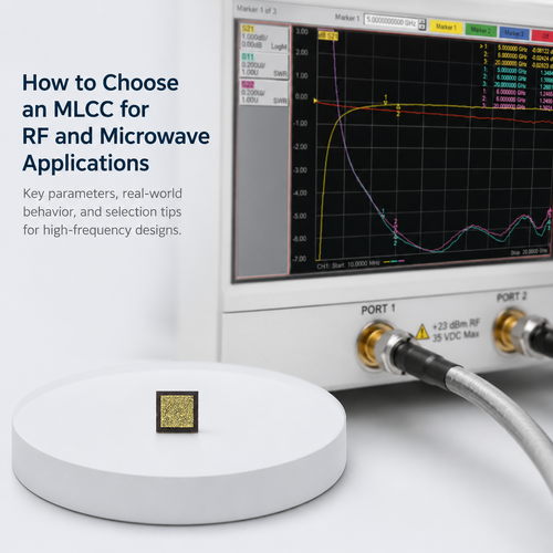 latest company news about How to Choose an MLCC for RF and Microwave Applications